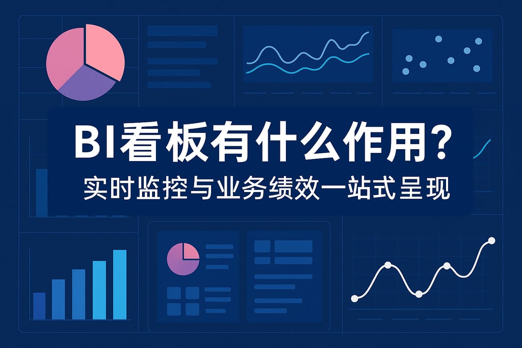 BI看板是什么作用？实时监控与业务绩效一站式呈现"